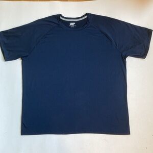 Lands' End Men's Short Sleeve Tee - Navy Blue